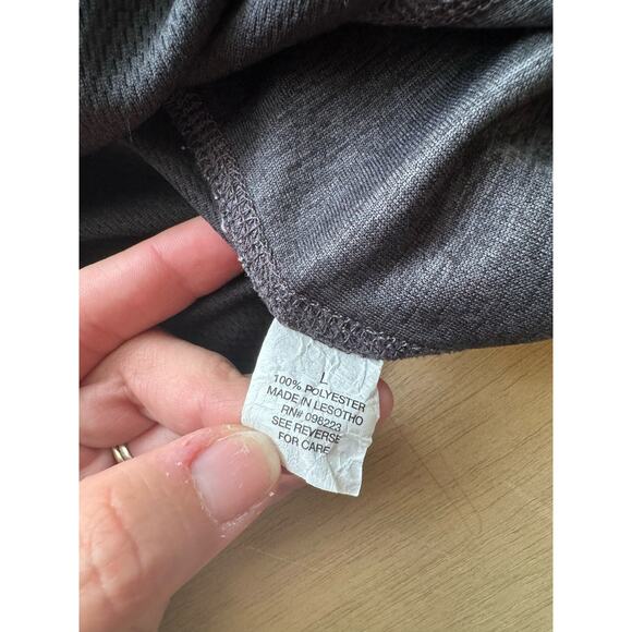 BCG Men’s Large Gray Short Sleeve Active Shirt Outerwear Activewear - Picture 4 of 5